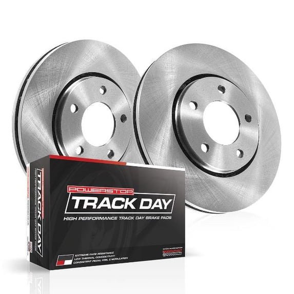 Power Stop Front Track Day Brake Pad and Rotor Kit TDBK6389 Fits 2013 Cadillac ATS