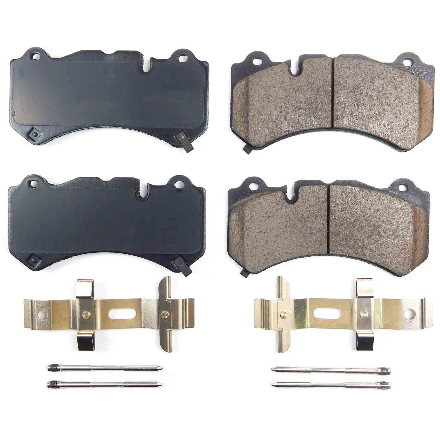 Power Stop Z17 Evolution Ceramic Brake Pads with Hardware, Front - for Cadillac CT4 2022, Chevrolet Corvette 2023-25