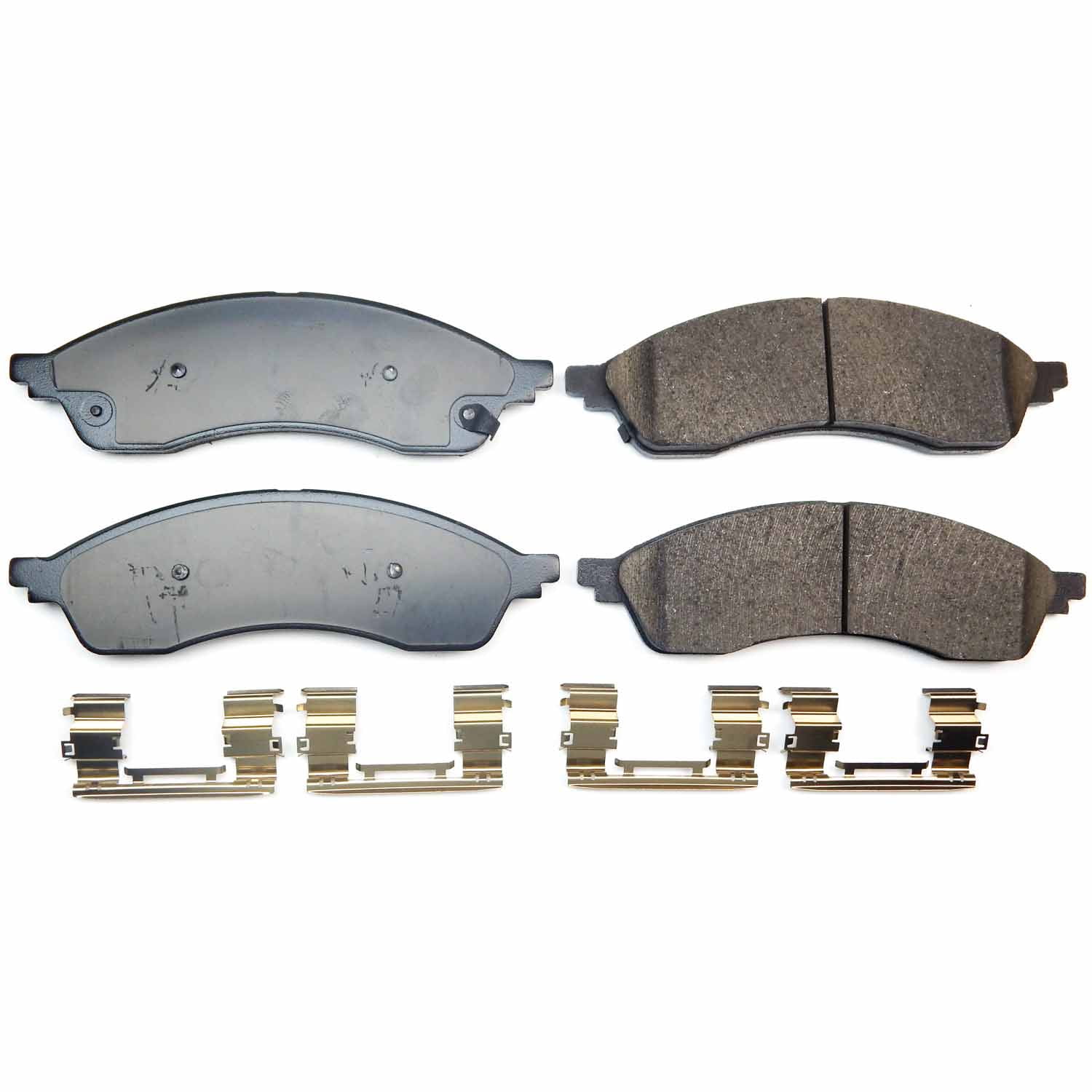 Power Stop Z17 Evolution Ceramic Brake Pads with Hardware, Front - for Ford Edge 2021-24, Lincoln Nautilus 2021-23