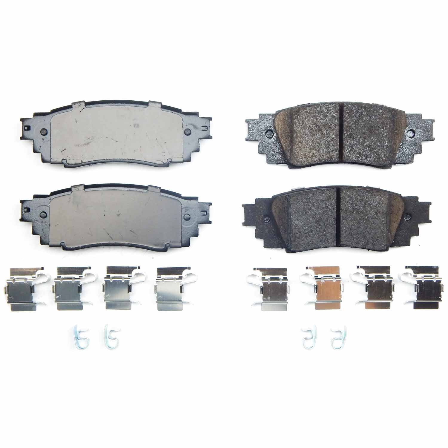 Power Stop Z17 Evolution Ceramic Brake Pads with Hardware, Rear - for Toyota Corolla Cross 2024-26, Toyota Prius 2025-26 & More Vehicles