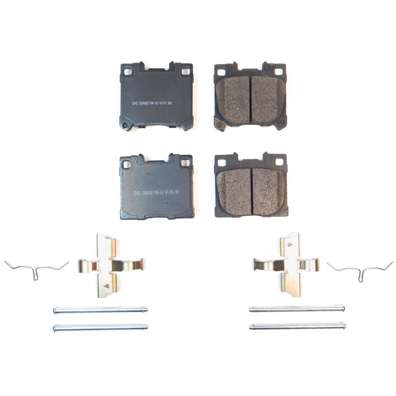Power Stop Z17 Evolution Ceramic Brake Pads with Hardware, Rear - for Toyota GR Corolla 2023-24