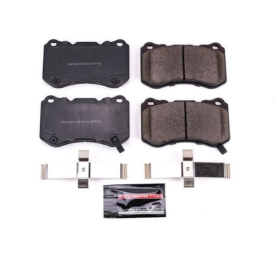 Power Stop Z23-1049 Z23 Evolution Sport Carbon Fiber-Ceramic Brake Pad -Front