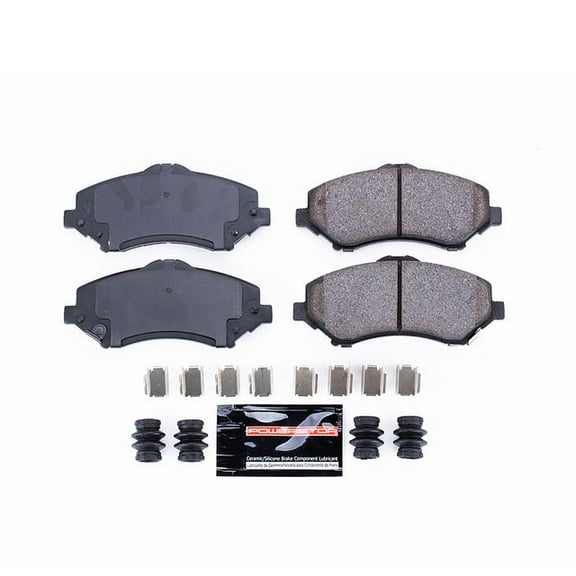 Power Stop Z23-1273 Z23 Evolution Sport Carbon Fiber-Ceramic Brake Pad -Front Fits select: 2015-2018 JEEP WRANGLER UNLIMITED, 2012-2014 JEEP WRANGLER