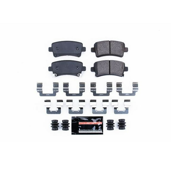 Power Stop Z23-1430 Z23 Evolution Sport Carbon Fiber-Ceramic Brake Pad -Rear