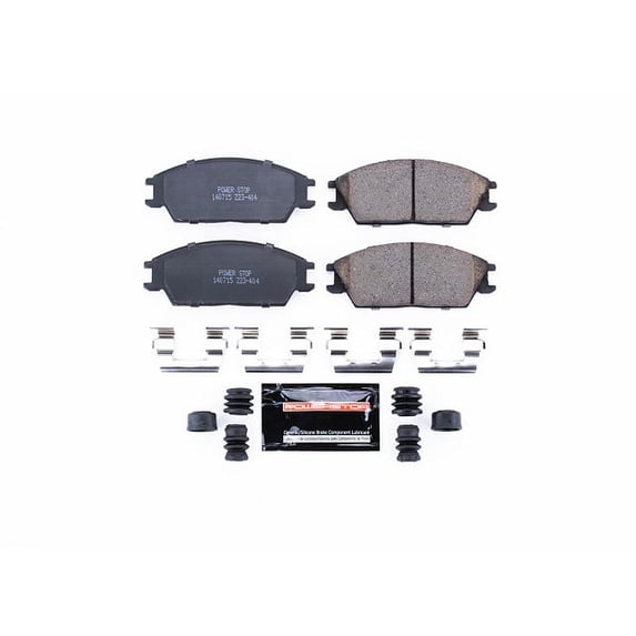 Power Stop Z23-404 Z23 Evolution Sport Carbon Fiber-Ceramic Brake Pad -Front