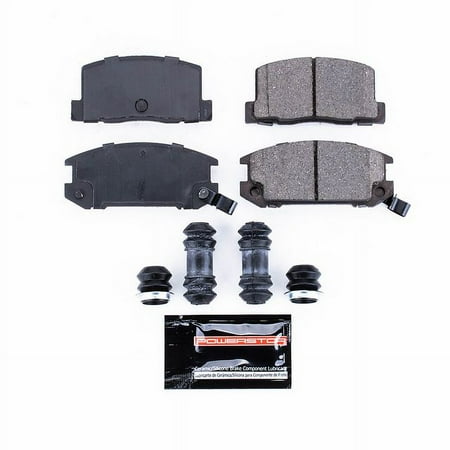Power Stop Z23-657 Z23 Evolution Sport Carbon Fiber-Ceramic Brake Pad -Rear