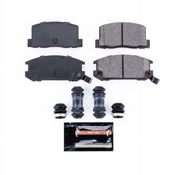 Power Stop Z23-657 Z23 Evolution Sport Carbon Fiber-Ceramic Brake Pad -Rear