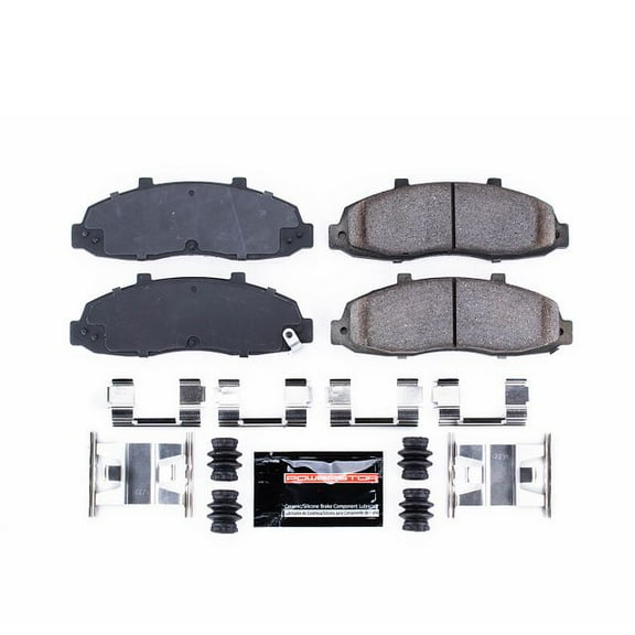 Power Stop Z23-679 Z23 Evolution Sport Carbon Fiber-Ceramic Brake Pad -Front