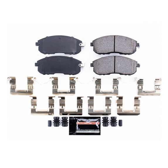 Power Stop Z23-815A Z23 Evolution Sport Carbon Fiber-Ceramic Brake Pad -Front