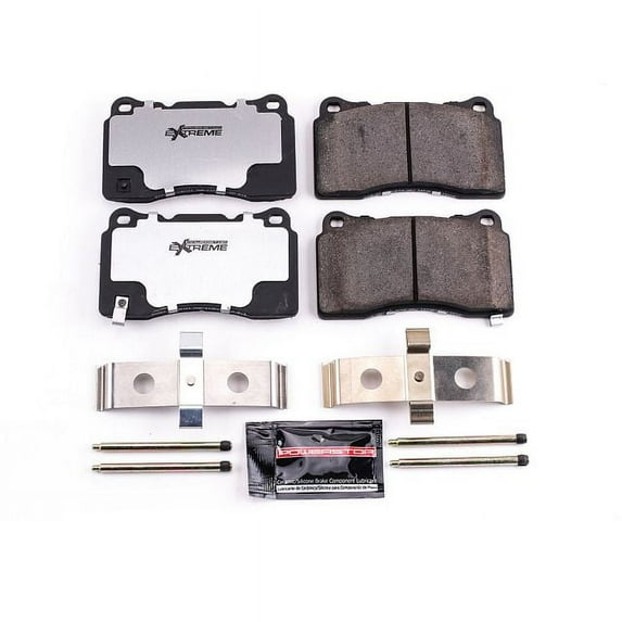 Power Stop Z26-1001 Z26 Street Warrior Carbon Fiber-Ceramic Brake Pad -Front or Rear