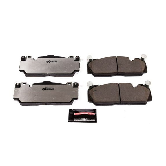 Power Stop Z26-1648 Z26 Street Warrior Carbon Fiber-Ceramic Brake Pad -Front