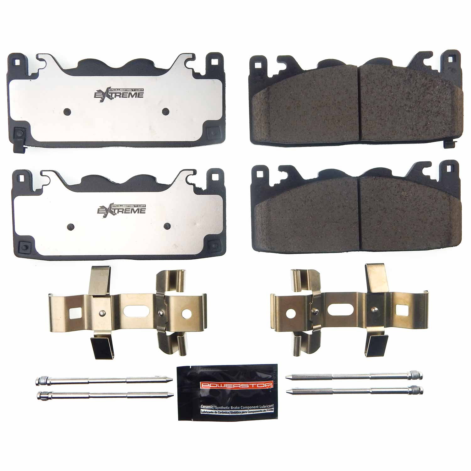 Power Stop Z26 Street Warrior Brake Pads with Hardware, Front - for Ford Mustang 2024-25