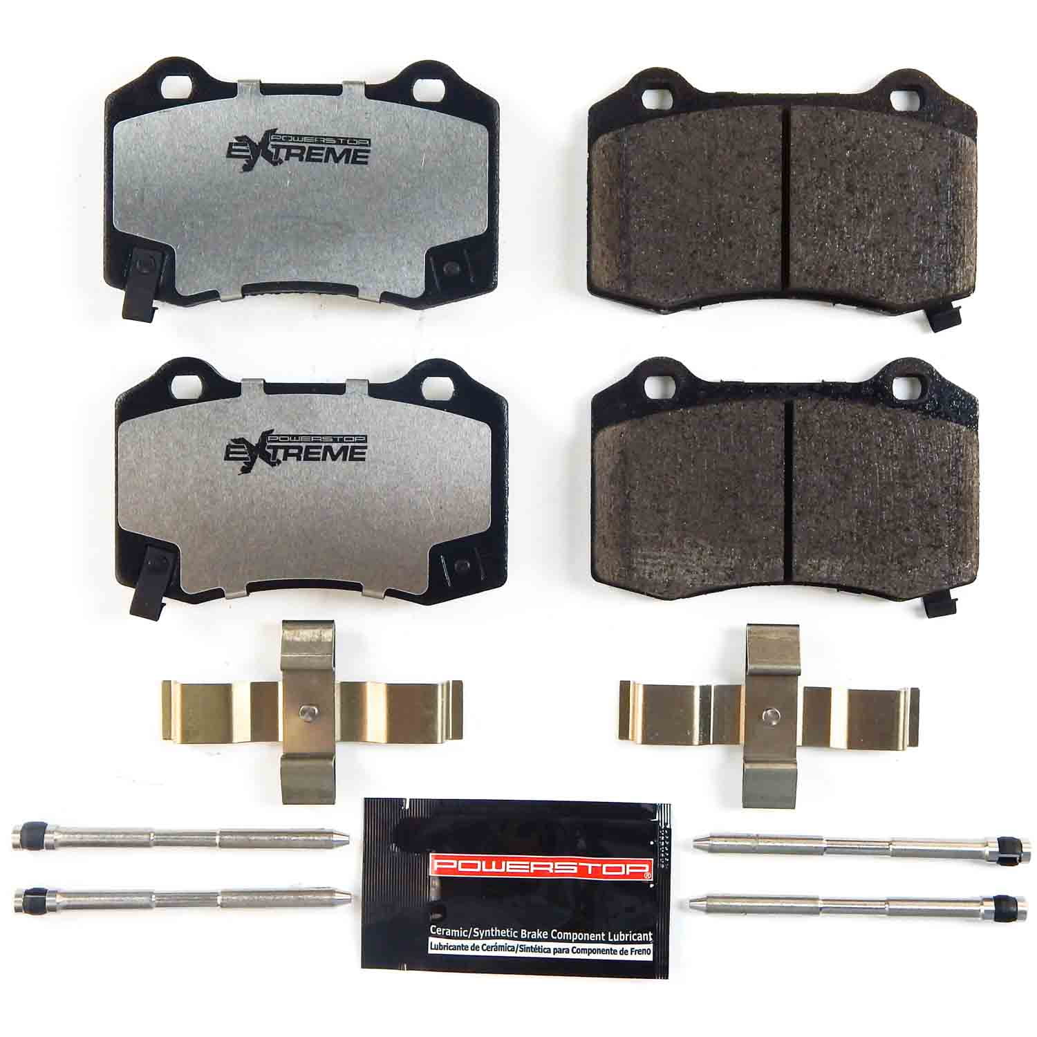 Power Stop Z26 Street Warrior Brake Pads with Hardware, Rear - for Hyundai Genesis Coupe 2010-16