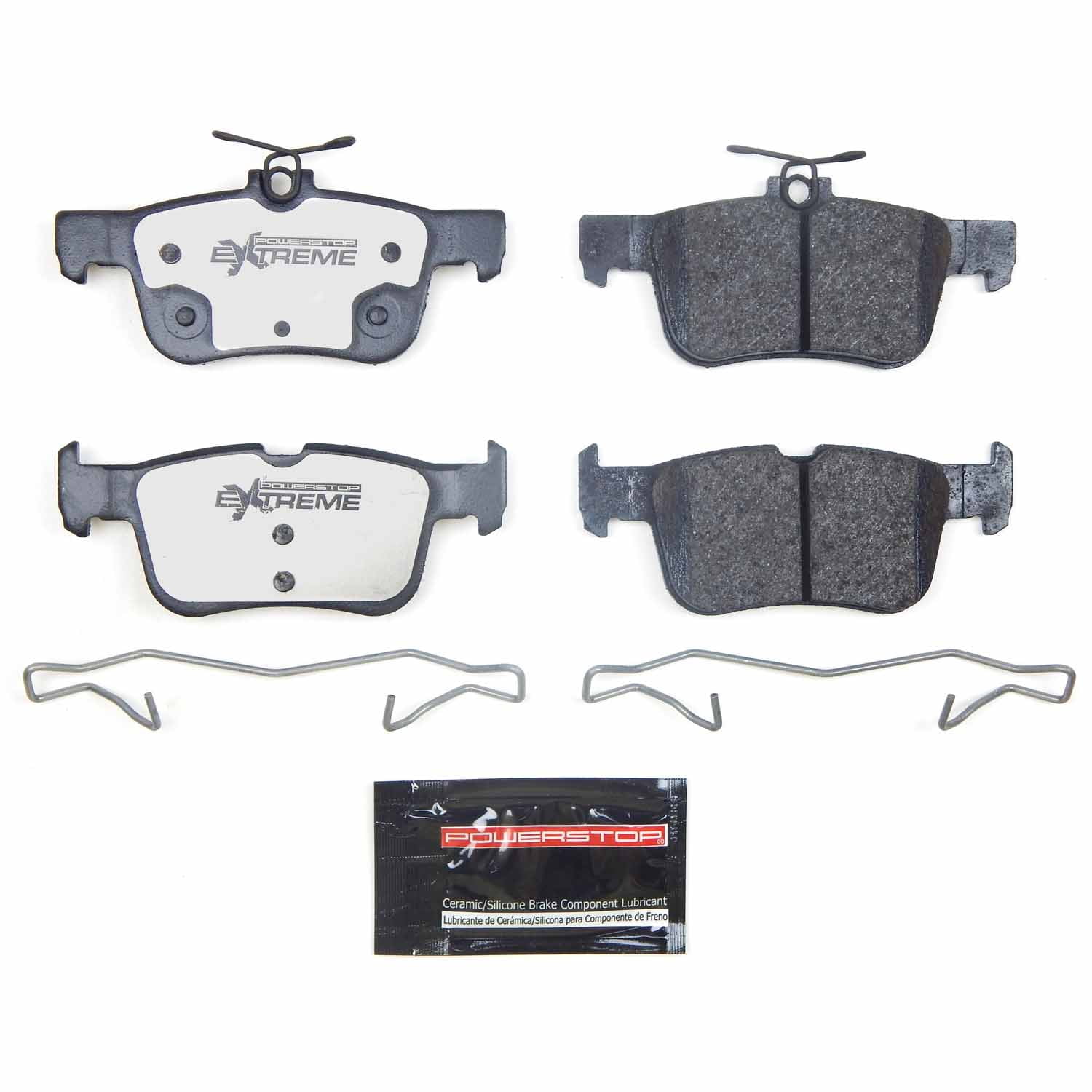 Power Stop Z36 Truck & Tow Brake Pads with Hardware, Rear - for Ford Edge 2015-24, Ford Escape 2017-19 & More Vehicles