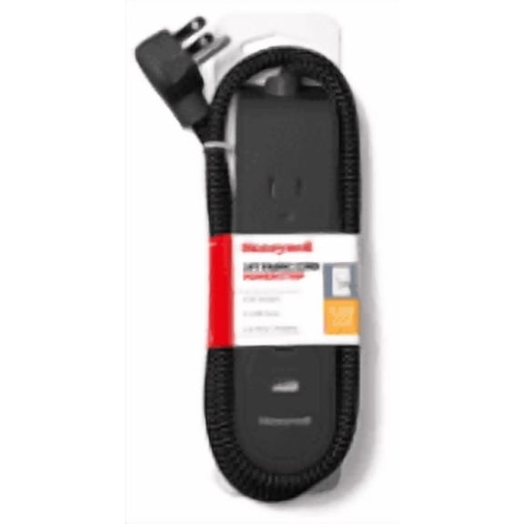 Power Strip 2 AC + 2 USB Black