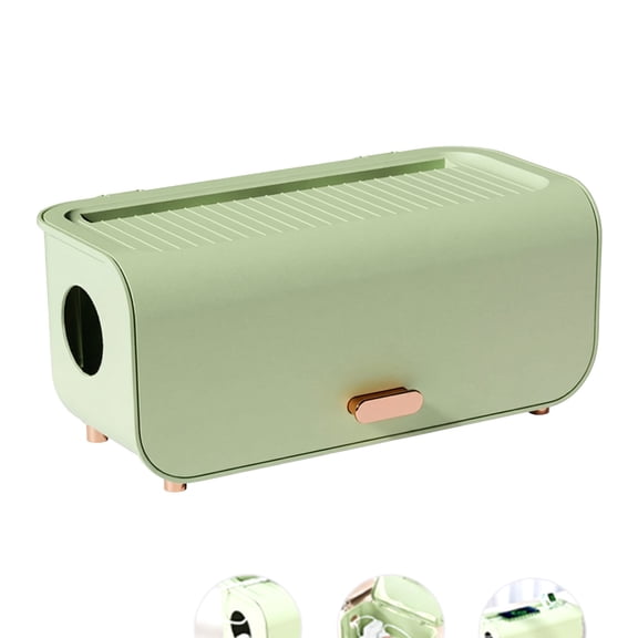 Power Strip Holder, Floor Outlet Hiders, Desk Cord Organizer, Cover TV Wires, Wire Storage, Extension Hider