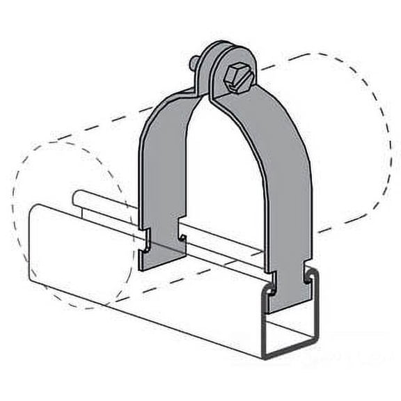 Power-Strut PS 1000 1, Channel Pipe/Conduit Clamp, 1 PC