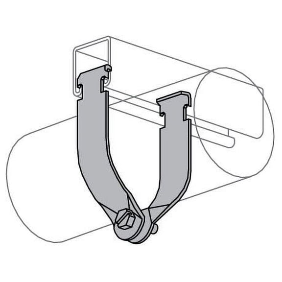 Power-Strut PS-1300_1-1/2-EG, 1-1/2"", 500 Lb Load Rated Pipe/Conduit Clamp, 1 pc