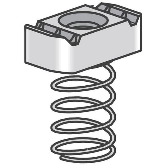 Power-Strut PSRS-1/2-EG Channel Nut with Regular Spring