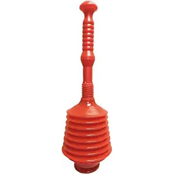 Power Suction Toilet and Drain Plunger (Accordion Suction)