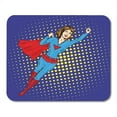 thumbnail image 1 of Power Super Woman Flying in Comic Retro Pop Style Hero Fly Mousepad Mouse Pad Mouse Mat 9x10 inch, 1 of 3