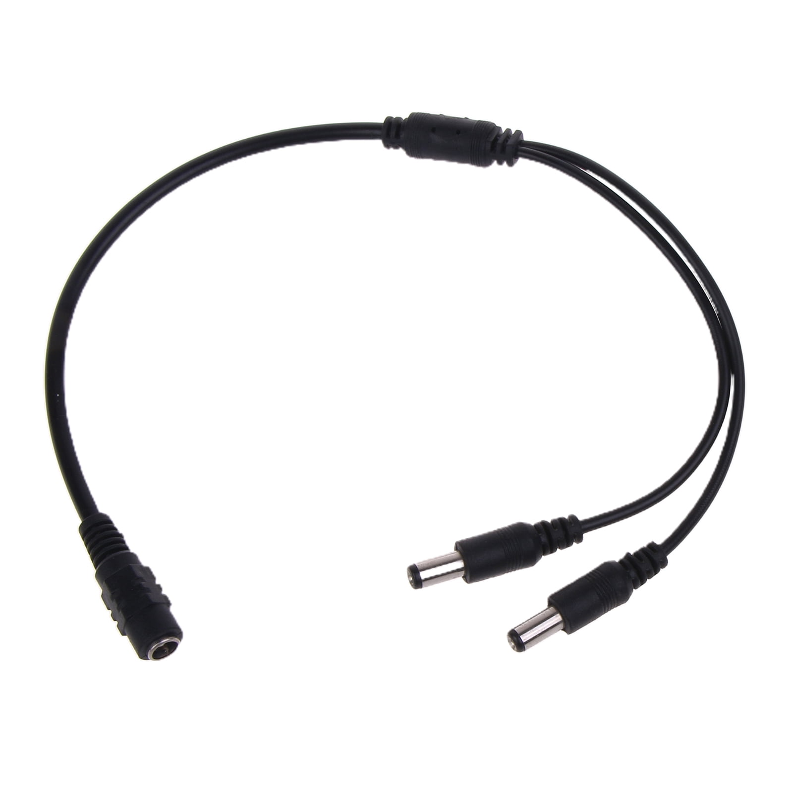 DC Power Splitter Cable - 1 Female To 5 Male Connectors 5.5x2.1mm For Multiple Device Charging