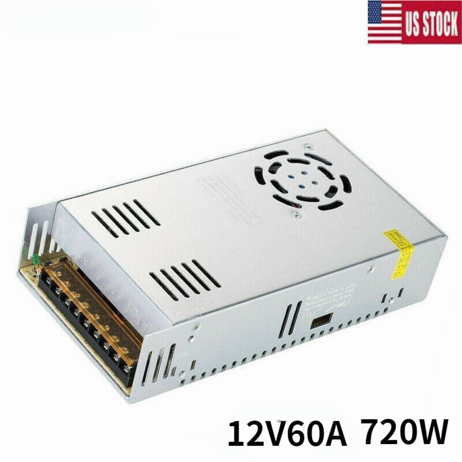 Alimentation 12V 60A 720W - Transformateur Stabilisé RVT Avec Trimmer - Neuf