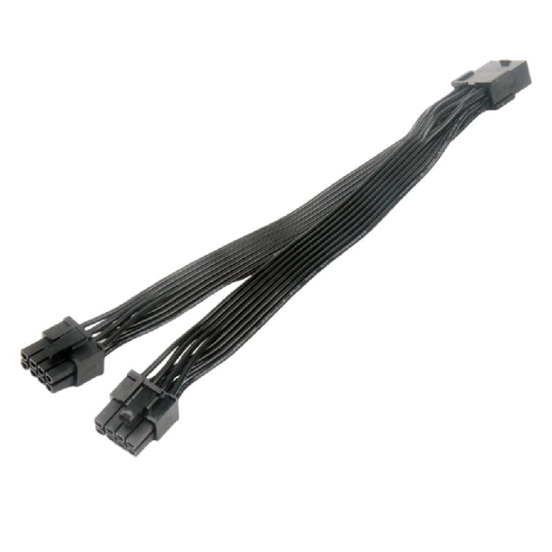 Power Supply Adapter Cable GPU CPU 8Pin Female to 2 x 8Pin(6+2) Male ...