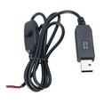 Power Supply Cable 2Pin USB2.0 Male Wire Charger Charging Cord