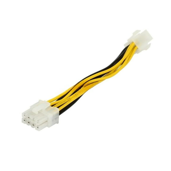 Power Supply Connector Cable EPS 8-Pin to ATX 4-Pin Cable for Motherboard CPU Power Cable, 15cm