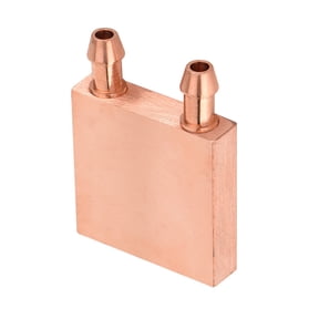 Power Supply Copper Water Cooling Block Copper Block Graphics GPU Heat CPU Integrated Cooling for Performance Pure Copper