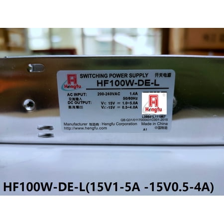 Power Supply HF100W-DE-L (15V1-5A-15V0.5-4A) Galvanometer