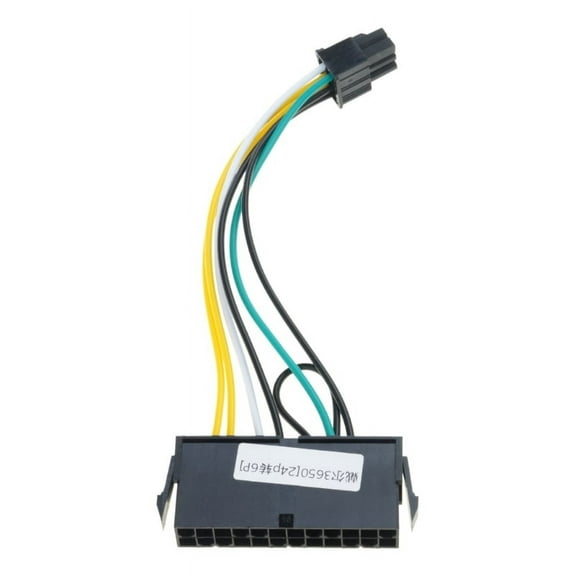Power Supply Motherboard 6pin Adapter Cable Cord for 3650 3040 7040 6Pin Mainboard 24Pin to 6P Conversion Line