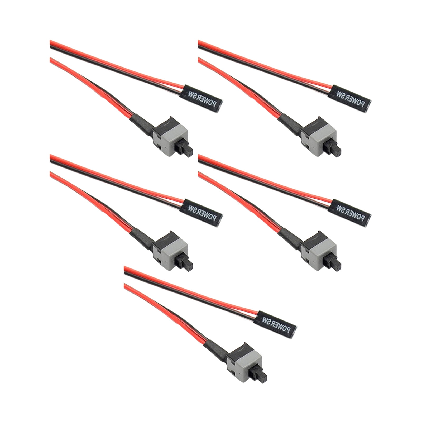 Power Switcher Cord 2Pin 50cm Computer Motherboards Reset Button ...