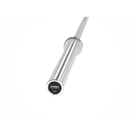 Power Systems 20kg Men's Olympic Barbell, 7ft Stainless Steel Olympic Bar with 1,500 lbs Capacity