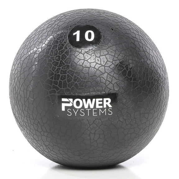Power Systems MEGA Slam Ball Prime (10 lb), No-Bounce 10" Medicine Ball for Strength & Core Training