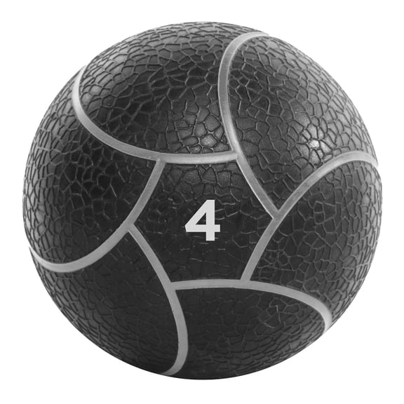 Power Systems 10" Elite Power Medicine Ball (4 lb), Durable Weighted Medicine Ball for Core Training