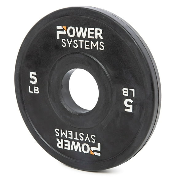 Power Systems 5 lb Training Bumper Plate, Weight Plate with Reinforced Inner Stainless Steel Disc