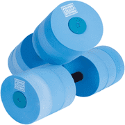 Power Systems Water Dumbbells Pair   Foam Grip, Lightweight, Durable for Aqua Fitness