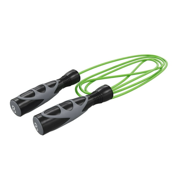 Power Systems Elite Jump Rope (8 ft), Vinyl Training Rope for Cardio, Fitness & Skipping Exercise