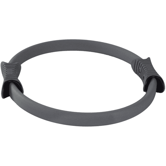 Power Systems 15" Pilates Ring (Moderate Resistance), Exercise Ring with Foam Cover & 2 Molded Handles
