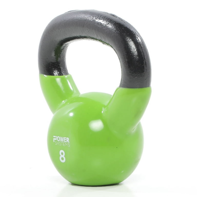 skål Trofast ved siden af Power Systems Premium Kettlebell Prime Exercise Training Weight, 8 Pounds,  Green - Walmart.com