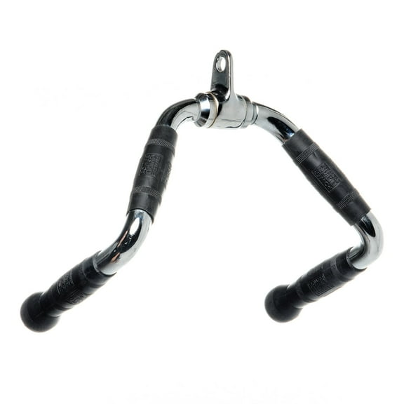 Power Systems Revolving Multi Exercise Bar Chrome Cable Attachment for Tricep, Back & Gym Workouts