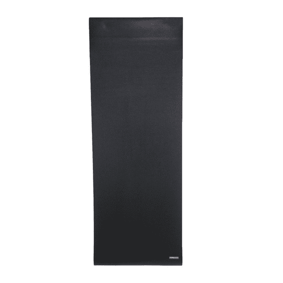 Power Systems Premium Yoga Sticky Mat- 68"x24" Black 1/4" Thick, Non-Slip Textured Foam Exercise Mat