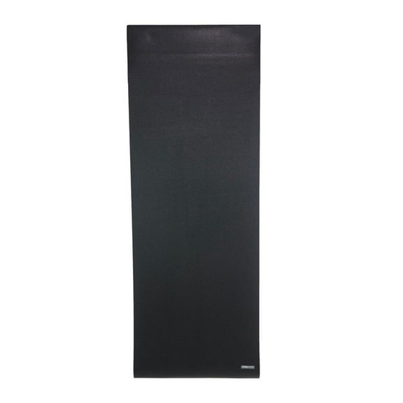 Power Systems Premium Yoga Sticky Mat Black, Textured Grip Lightweight Durable - Black - 1/8" thick