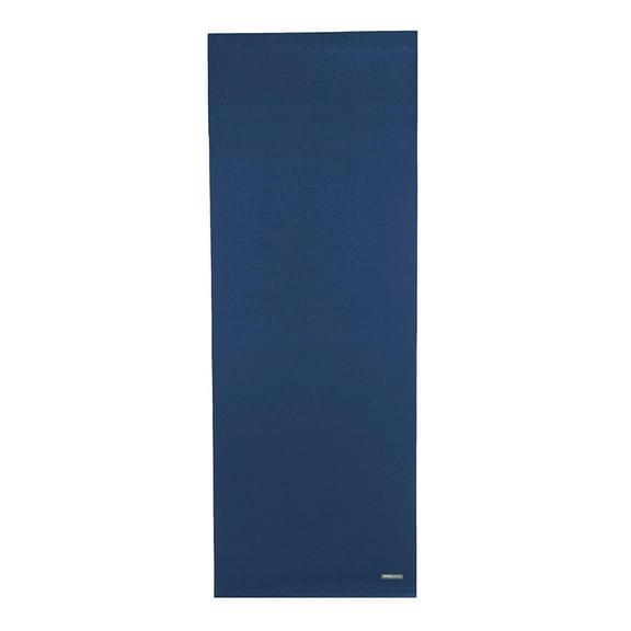 Power Systems Premium Yoga Sticky Mat, Textured Surface, Lightweight, Durable Mat - Navy - 1/8" thick