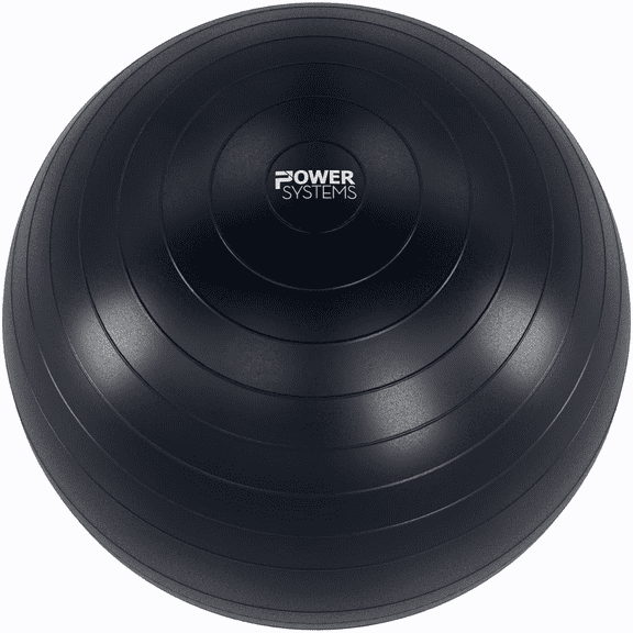 Power Systems VersaBall PRO Stability Ball 55cm Black – Professional Anti-Burst Design