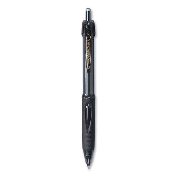 uni-ball : Power Tank RT Retr Ballpoint Pen, Black Ink, Bold, 1.0 mm -:- Sold as 2 Packs of - 12 - / - Total of 24 Each