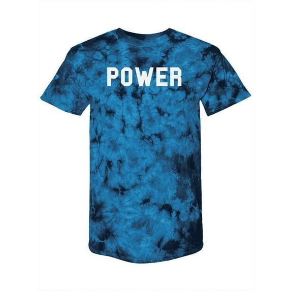 Power Text Tie-Dye Crystal Women -Smartprints Designs, Female Large