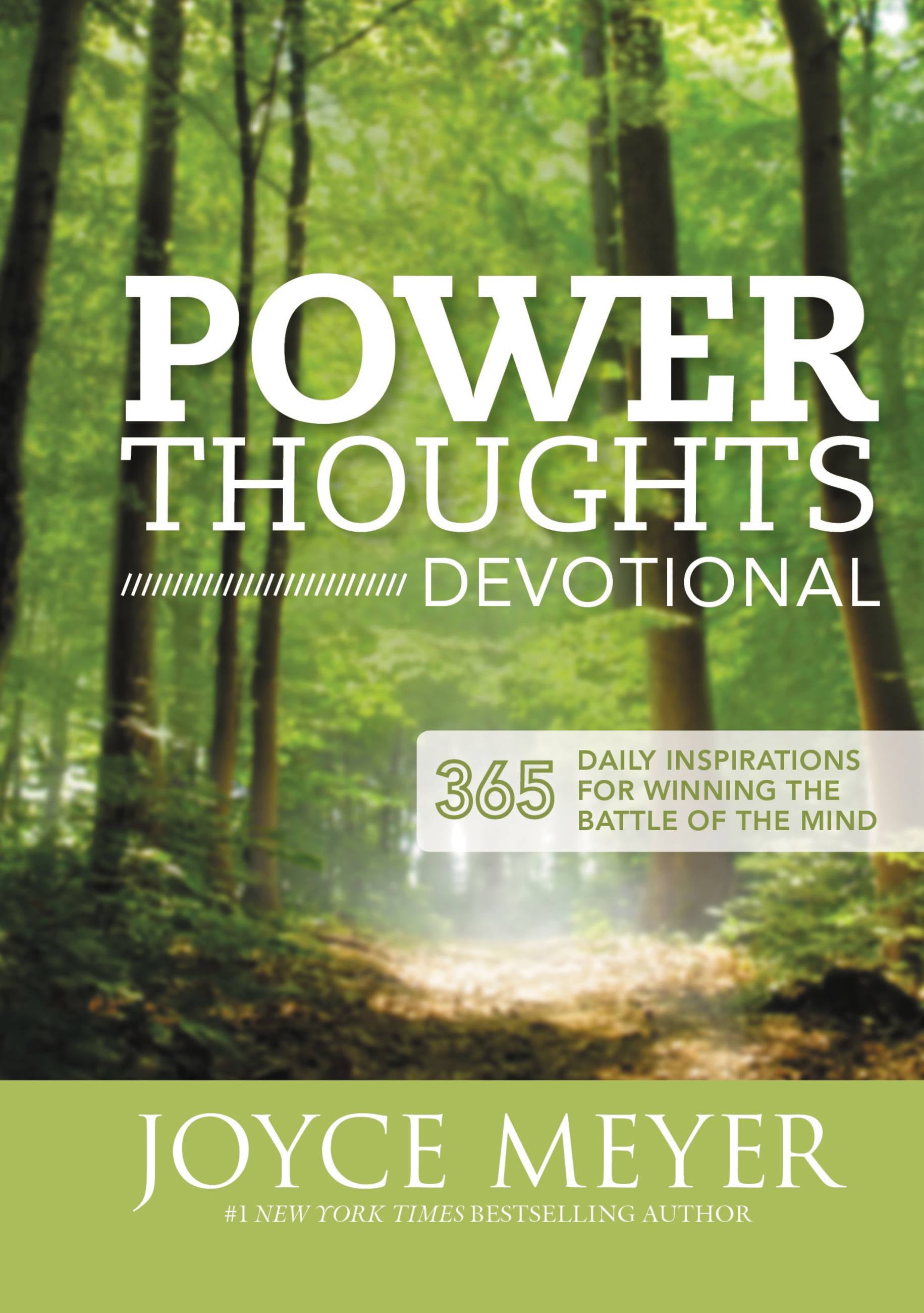 Power Thoughts Devotional : 365 Daily Inspirations for Winning the Battle of the Mind (Hardcover)